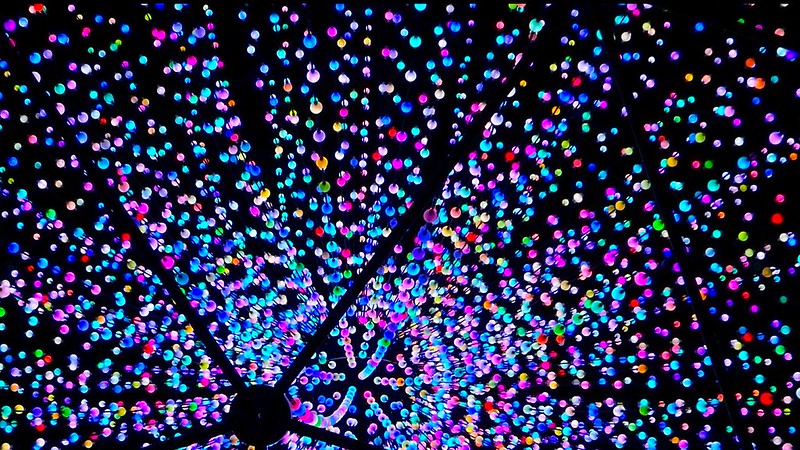 digital blue lights